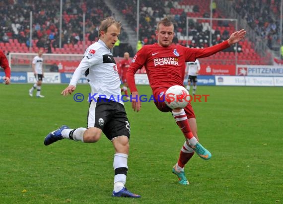 2.Bundesliag SV Sandhausen - MSV Duisburg 27.10.2012 (© Kraichgausport / Loerz)